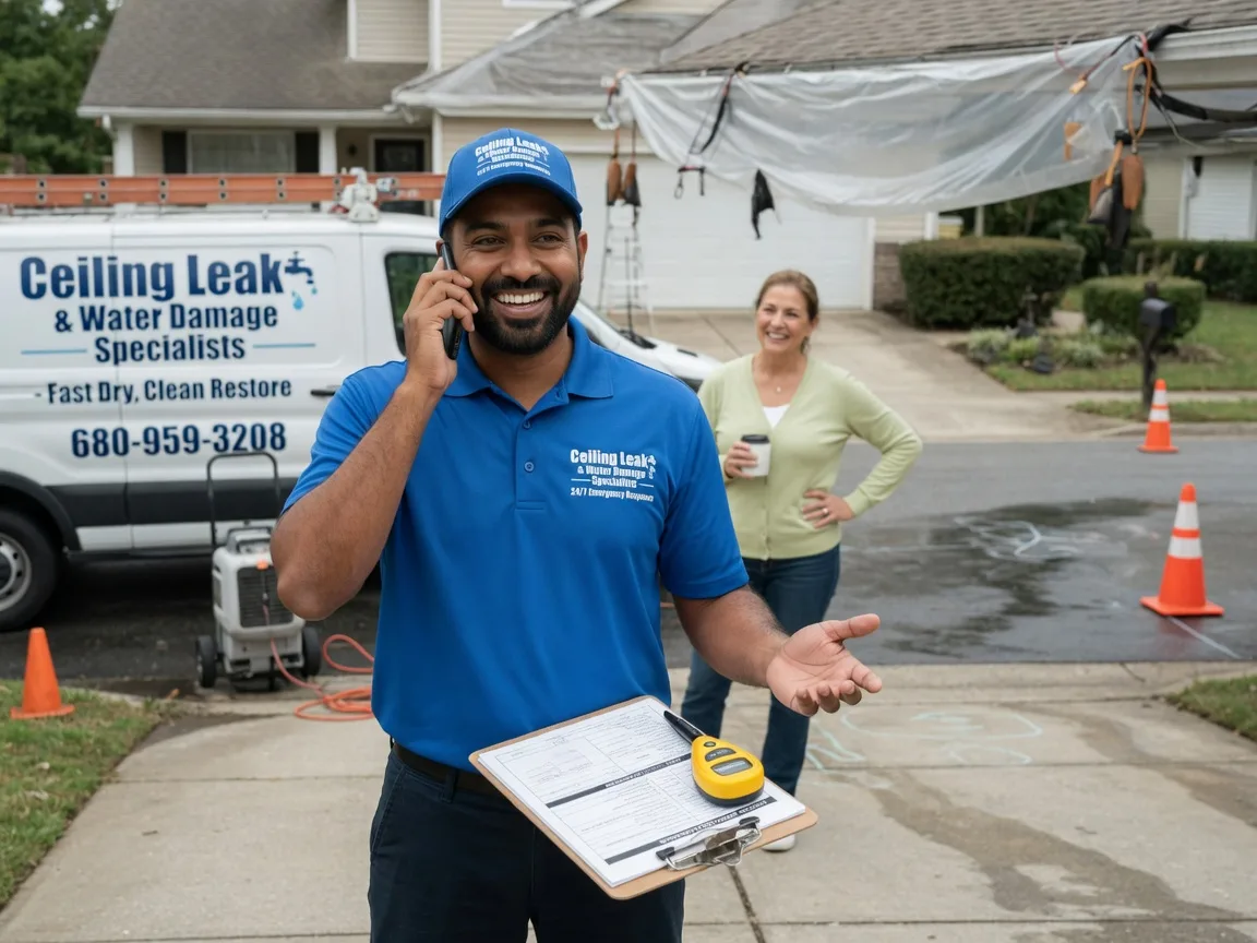 Ceiling Leak Cleanup Ruidoso, NM FAQs